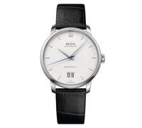 MIDO Baroncelli Big Date - Schweizer Automatikuhr für Herren - weißes Zifferblatt - Gehäuse 40 mm - M0274261601800