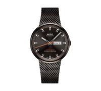 Herrenuhr Mido Commander Icône Gent Chronometer mit schwarzem Zifferblatt und Edelstahlarmband M031.631.33.061.00