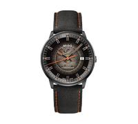Herrenuhr Mido Commander Gradient mit schwarzem Zifferblatt und Textilarmband M021.407.37.411.00