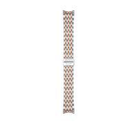 Mido - Edelstahl Baroncelli Iii Zweifarbiges Uhrenmetallband (grau/rosa), Baronce M605015597