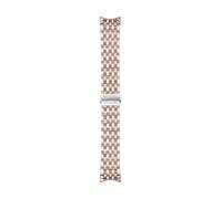 Mido - Edelstahl Baroncelli Iii Zweifarbiges Uhrenmetallband (grau/rosa), Baronce M605015598