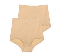 Miederhose SASSA "2er Sparpack Miederhose Bodyforming", Damen, Gr. 75, beige (puder puder), Stoff, Obermaterial: 80% Polyamid PA. 20% Elasthan EL., Unterhosen (11993757-75) puder puder