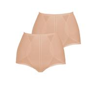 Miederhose SUSA "2er Pack Miederhose Classics", Damen, Gr. 95, beige (beige beige), Obermaterial: 80% Polyamid PA. 20% Elasthan EL., Unterhosen (52882302-95) beige beige