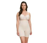 Susa Miederhose 5572 – Shapewear Bauchweg-Shorts, Clean-Cut-Bein, Silikon-Bund, Sand 40