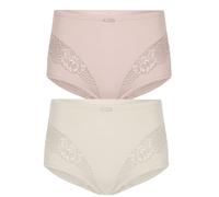 Miederslip SUSA "2er Pack Miederslip London", Damen, Gr. 42, bunt (nude champagner), Stoff, Obermaterial: 75% Polyamid PA. 25% Elasthan EL., Unterhosen (26085304-42) nude champagner