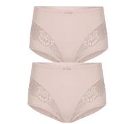 Miederslip SUSA "2er Pack Miederslip London", Damen, Gr. 44, beige (nude nude), Stoff, Obermaterial: 75% Polyamid PA. 25% Elasthan EL., Unterhosen (15661851-44) nude nude