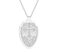MIELEU Anhänger Halskette Doppeldrache Halskette Drachenmann Medaille Samurai Drache Anhänger Halskette Schmuck