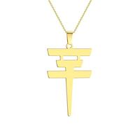 MIELEU Anhänger Halskette Geometrische Halsketten Anhänger Minimalistischer Modeschmuck Tokio Hotel Halskette Femme Halloween Party Schmuck Geschenk
