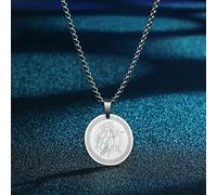 MIELEU Anhänger Halskette Römische Göttin des Glücks Fortuna Antike Amulett Anhänger Halskette für Männer und Frauen Mode Halskette Valentinstag