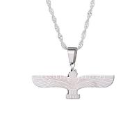 MIELEU Anhänger Halsketten für Frauen Männer Schmuck Assyrische Aramäische Kette Halloween Mode Party Schmuck Geschenk