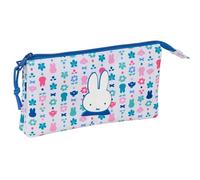 safta Miffy Bunny Federmäppchen für Kinder, ideal für Kinder im Schulalter, bequem und vielseitig, Qualität und Widerstandsfähigkeit, 22 x 3 x 12 cm