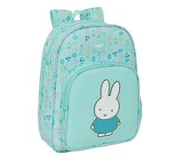 Miffy Friends Kinderrucksack, anpassbar an den Wagen, einfache Reinigung, ideal für Kinder verschiedener Altersgruppen, bequem und vielseitig, Qualität und Widerstandsfähigkeit, 26 x 11 x 34 cm