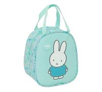 Miffy Friends Thermo-Kulturbeutel für Kinder, anpassbar an den Wagen, ideal für Kinder von 5 bis 14 Jahren, bequem und vielseitig, Qualität und Widerstandsfähigkeit, 19 x 14 x 22 cm, Babyblau, M