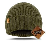 Migliore Wear Wollmütze Herren, Winter Strickmützen für Damen Herren, Thinsulate Winddichte Wintermütze, Warme Beanie Mütze für Unisex