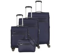 travelite Miigo 4W Trolley-Set L / M / S + Bord Bag Deep Sea Blue