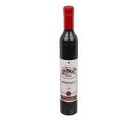 MIJOMA Taschenschirm Taschen-Regenschirm in Flasche verpackt, als Weinflasche getarnt, Gag-Geschenk Geschenkidee für Weintrinker Weinliebhaber, Ø 90 cm (Rotwein)