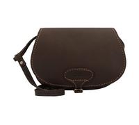 Mika Bonny Umhängetasche Leder 23 cm braun