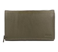 Mika Geldbörse Leder 15 cm grün (42167) oliv