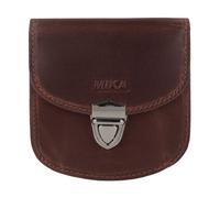 Mika Geldbörse RFID Leder 10 cm braun
