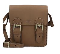 Mika kleine Umhängetasche Leder 15 cm braun