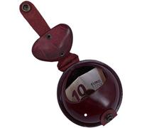 MIKA Schlüsselanhänger mit Münzfach 9 cm rot, 9x9 cm