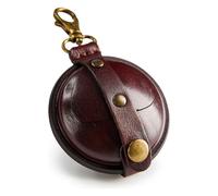 Mika Taschen-Anhänger klein Leder 7 cm braun-glatt 1 Herren