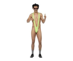 mikamax - Borat Mankini - Bademode für Männer - Grün - Ikonisch - Borat Badeanzug - Pool Party - Bachelor Party - Lustiges Geschenk - Einheitsgröße