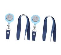 Mikikit 2 Stücke Schlüsselbund Pflege Lila Uhren LED Hängende Stoppuhr Uhr Rund Lehrer Studenten Ältere Seil Mit Digitalem Schlüssel Tragbare Profis Lanyard Ring Pe Display Einfach