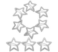Mikikit 20 Stück Stern Haarspangen für Damen Kleine Haarclips mit Schnappverschluss Süße Haarnadeln für Dünnes und Dickes Haar Sternen Haaraccessoires für Alltag und Geschenk