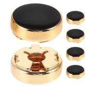 Mikikit 3 Paar Manschettenknöpfe Herren aus Zinklegierung mit Knopfabdeckung Elegant für Business Hochzeit und Formelle Anlässe