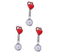 Mikikit 3 Stück Innovative Uhr in Herzform Zum Aufhängen Als Dekoration Stilvolles Modeaccessoire Für Jedes Alter