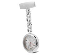 Mikikit Krankenschwester-taschenuhr Aus Leuchtend Im Dunkeln Präzise Uhrzeit Hänge-taschenuhr Mit Clip Robust Und Bruchfest Einfache Ablesung