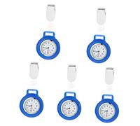 Mikikit Taschenuhr 5 Stücke Stillen Graduierung Multi-Auf Profis Tasche Mitarbeiter Studenten Clip- Ärzte Arzt Brosche Abdeckung Männer Leuchtstift Professionelle Party Bequem Mit Blau