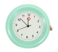 Mikikit Taschenuhr Für Krankenschwestern Kleine Clip-Uhr Mit Schnalle Kunststoff-taschenuhr Mit Großem Zifferblatt Hängeuhr Für Damen