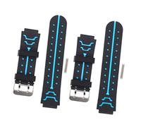 Mikikit Uhrenarmband 2 Stücke Jungen Kinder Für Uhrenschwarzes Telefon Generation Vier Blaue Kinder Von Generationen Tragen Sehen Mädchen - Band Strap Vierte Universelle Schwarze