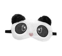 Mikinona 1 Stück Panda Schlafmaske aus Plüsch Lustige und Bequeme Augenbinde für Besseren Schlaf für Reisen Zuhause und Hotels gegen Migräne und Augenringe