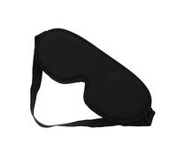 Mikinona 1 Stück Schlafmaske aus Atmungsaktivem Material Leicht und Bequem für Reisen Sorgt für Lichtfreies Schlafen und Angenehmen Tragekomfort Schwarz