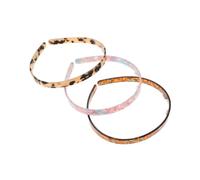 Mikinona 3 Stück Damen Stirnband Aus Zähem Acetat Im Tortoise Design Vielseitiger Haaraccessoire Alltagskopfschmuck Leichter Komfort Für Festen Halt