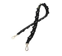 Mikinona Breiter Damen Schultergurt mit Dekorativen Nietenblumen Verstellbarer Umhängeband für Crossbody Taschen Modischer und Abnehmbarer Taschengurt für Handtaschen und Clutches