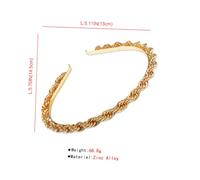 Mikinona Haarband Aus Kette Stirnband Für Damen Zierlich Leicht Und Bequem Als Haarschmuck Für Alltag Und Feiertage