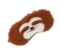 Mikinona Niedliche Faultier-schlafmaske - Tier-schlaf-augenabdeckung, Weiche Plüsch-augenbinde Für Kinder, Mädchen, Jungen, Und Männer, Reisen, Nickerchen, Nachtschlaf Und