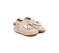 Mikk-line Baby Krabbelschuhe - Weiche Lauflernschuhe aus Leder mit rutschfester Wildledersohle - Bedruckte Hausschuhe mit Tiermotiv & Leinenfutter für Jungen & Mädchen - Perfekt für 0-48 Monate