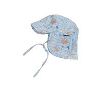 Mikk-line Baby Sonnenhut mit Nackenschutz | Leichter Sommerhut mit Bindebändern | Atmungsaktive Mütze mit Schirm aus Stretchmaterial