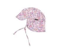 Mikk-line Baby Sonnenhut mit Nackenschutz LSF 30 | Leichter Sommerhut mit Bindebändern | Atmungsaktive Mütze mit Schirm aus Stretchmaterial