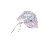 Mikk-line Baby Sonnenhut mit Nackenschutz LSF 30 | Leichter Sommerhut mit Bindebändern | Atmungsaktive Mütze mit Schirm aus Stretchmaterial