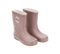 Mikk-line Gummistiefel Kinder 36 | Gefütterte Regenstiefel Adobe Rose | Wasserdichte Regenschuhe & Kinderstiefel