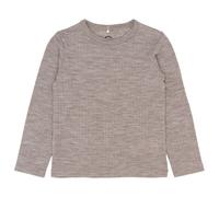 Mikk-Line - Kid's Merino Wool L/S Top - Merinolongsleeve, Gr. 116, braun/grau (MelangeDenver)