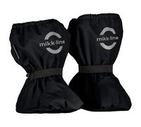 Mikk-Line - Kid's PU Rain Footies with Fleece - Gamaschen, Gr. 74, schwarz (Black)