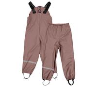 Mikk-line Regenhose Baby 74 Burlwood - Wasser- und Winddichte Matschhose Mädchen und Jungen - Ideal für Regen- und Matschwetter | Matschhose Für Kinder Mit Verstellbare Träger