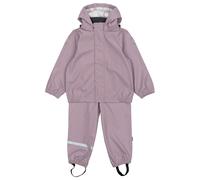 Mikk-Line - Kid's PU Rain Set with Suspenders - Overall, Gr. 92, rosa (Nirvana)
